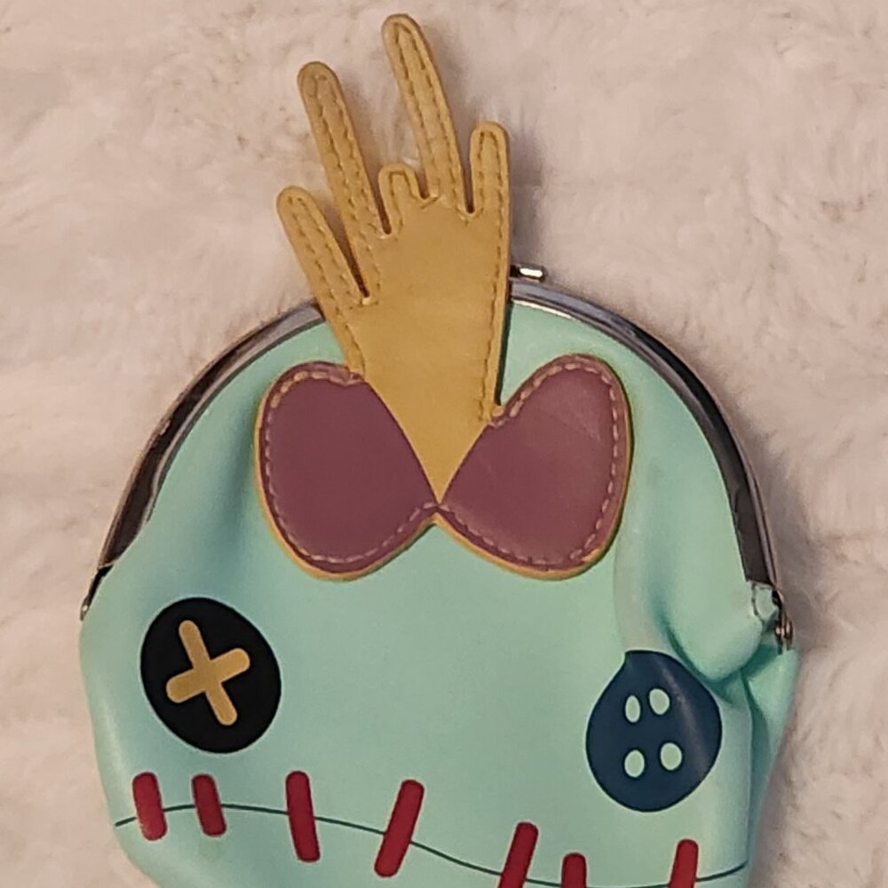 Disney Lilo & Stitch Scrump Big Face Coin Bag/Loungefly Purse - Picture 2 of 7